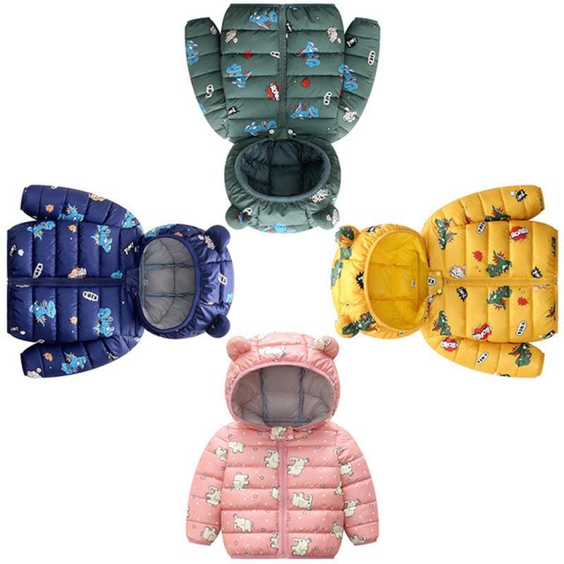 Baby Girls Winter Jackets For Children Spring Autumn Outerwear Hooded Infant Coats In Modern  Design For Girls and Boys