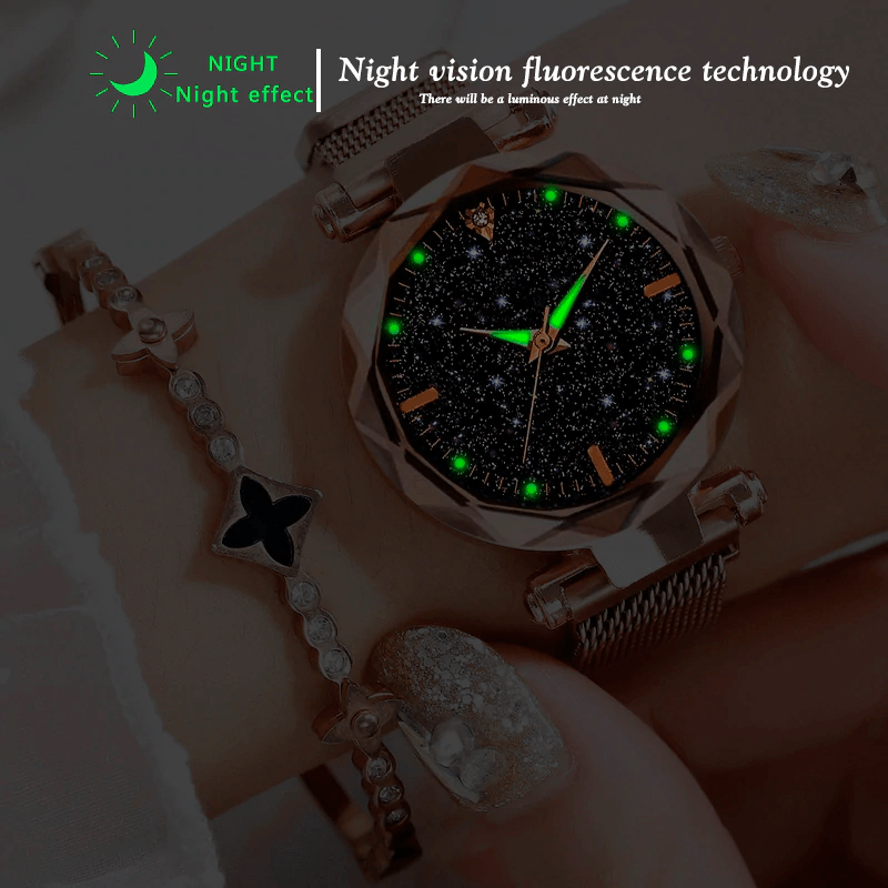 Women's Starry Sky Magnetic Watch