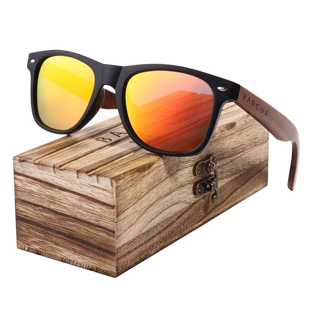 Wood Modern Polarized Sunglasses