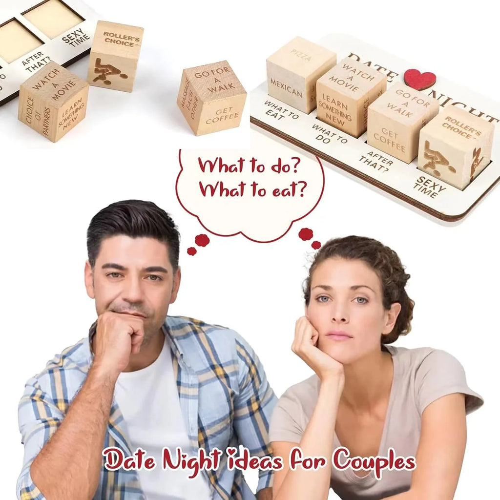 Date Night Dice After Dark Edition Date Night Wooden Dice Game