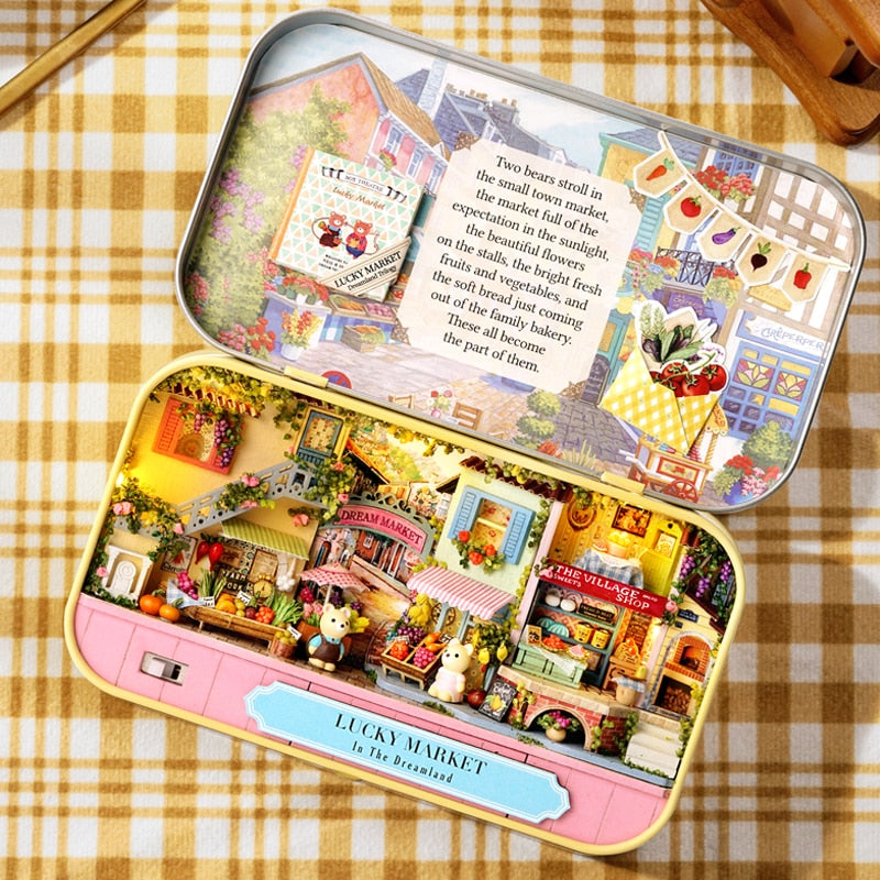 Miniature Dollhouse Box Theatre