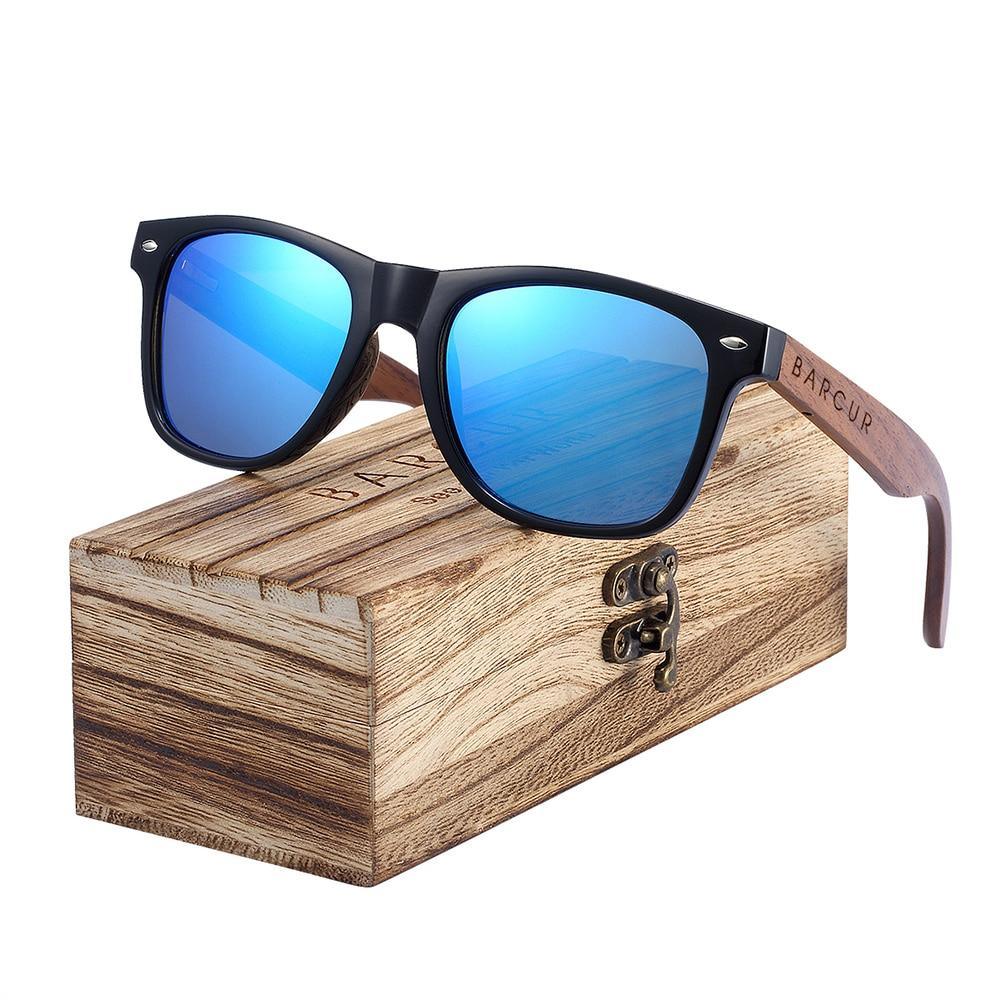 Wood Modern Polarized Sunglasses