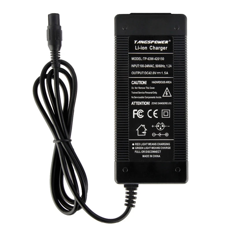 42V 1.5A Lithium Battery Charger For Self Balancing Scooter Hoverboard Universal Battery Charger UK/EU/US/AU Plug
