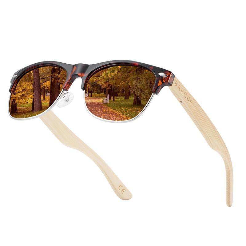 Bamboo Handmade Polarized and Retro Wood Sunglasses