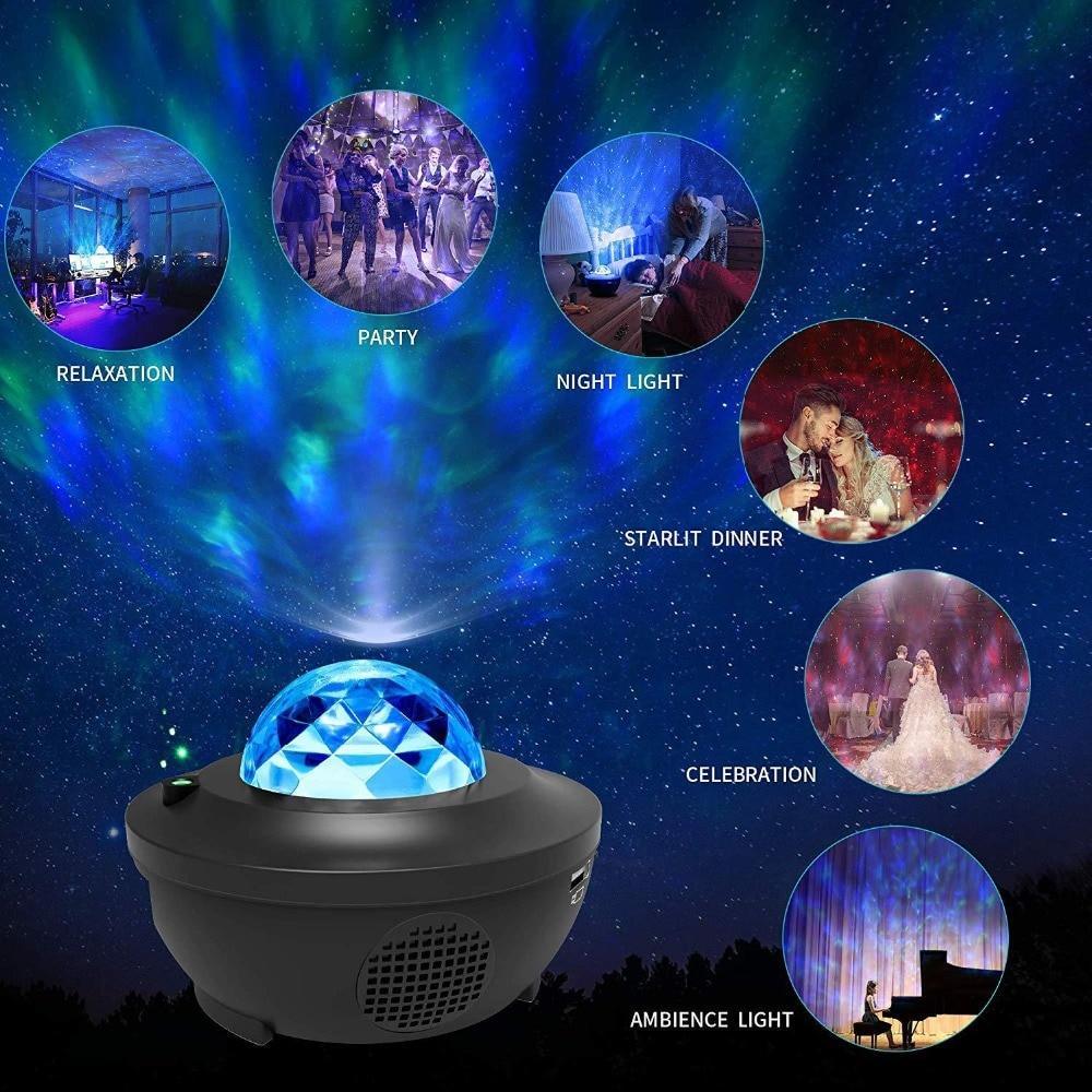 STEVVEX LED Cloud with Bluetooth Music Speaker