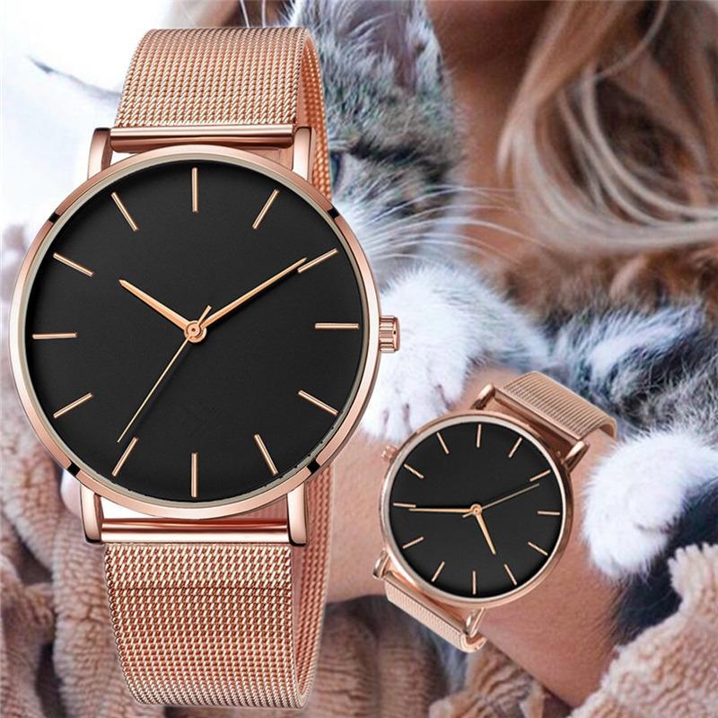 STEVVEX Men Watch Quartz Casual Watches Simple Metal Hour Reloj