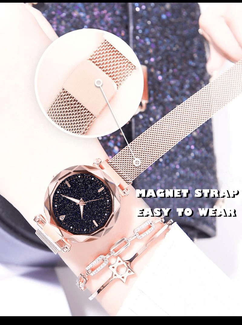 Women's Starry Sky Magnetic Watch