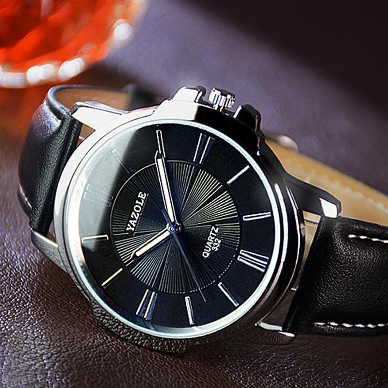 Men's Leather Business Watch