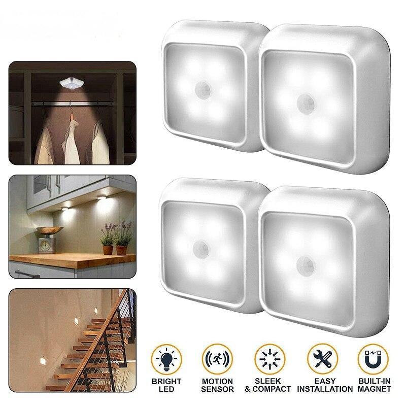 STEVVEX Wireless LED Pair Lamps with Motion sensor night lights