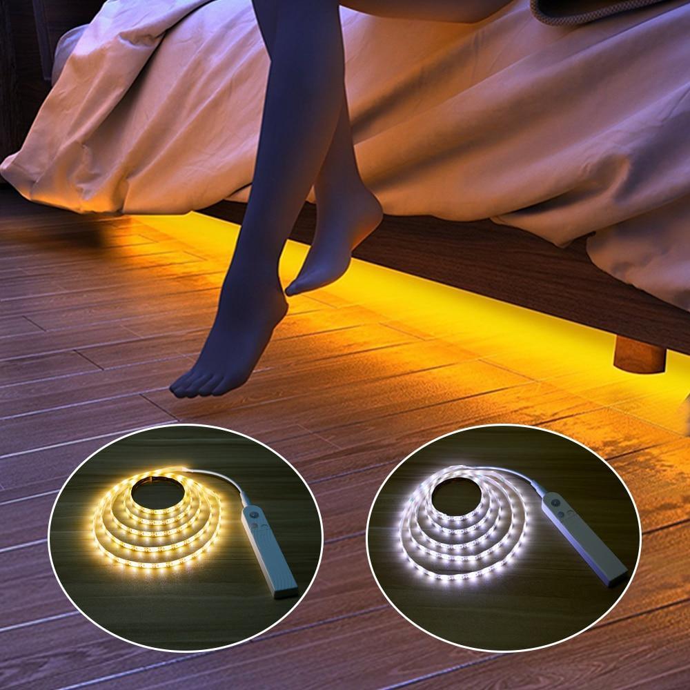 Stevvex Bedside Lights Wireless Night Mode With USB Powered Human