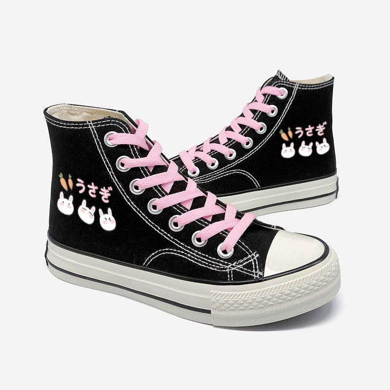 Black Usagi High Tops