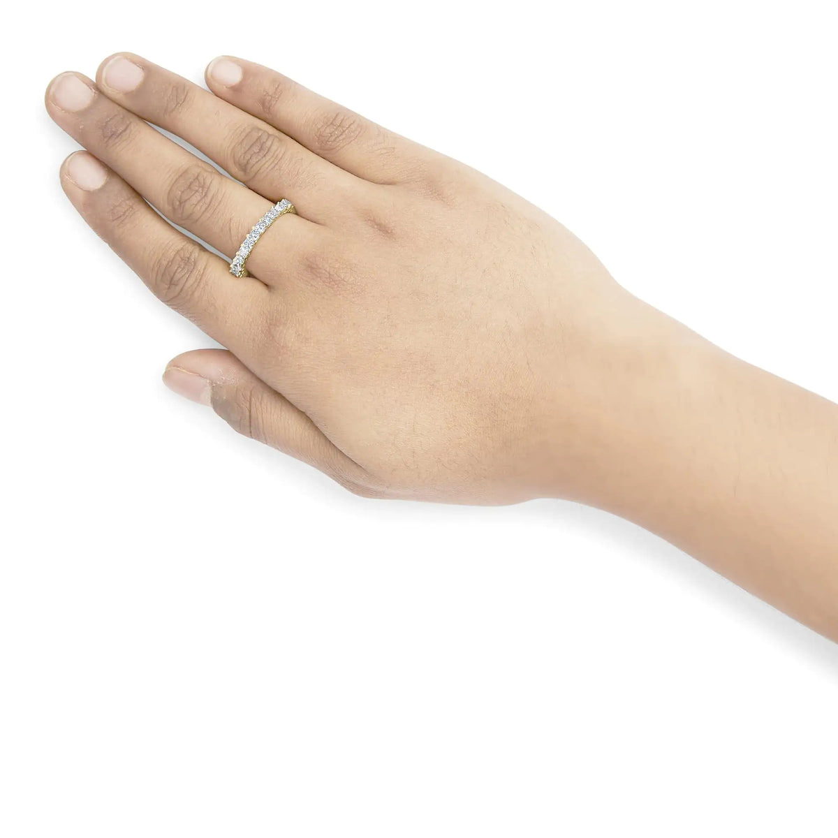 14K Yellow Gold Princess Cut Ring
