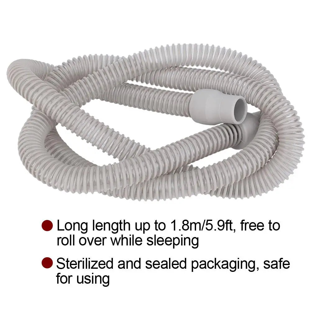 180cm CPAP Tube Tubing Universal Plastic Breathing Machine Accessories for Respiratory Ventilator Respirator Tubing Length
