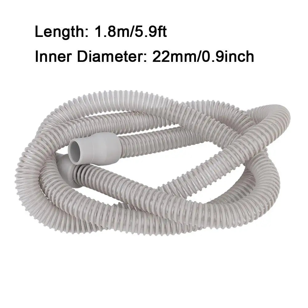180cm CPAP Tube Tubing Universal Plastic Breathing Machine Accessories for Respiratory Ventilator Respirator Tubing Length