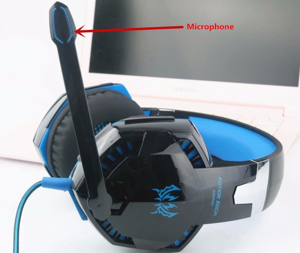 STEVVEX G2000 G9000 Gaming Headsets Big Headphones with Light Mic