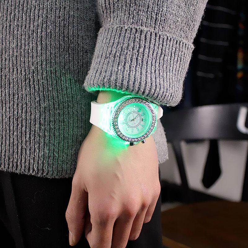 STEVVEX Led Flash Watch Personality Trends Students Lovers