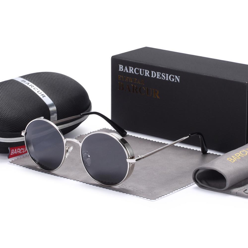 Steampunk Round Leon Retro Original Sunglasses