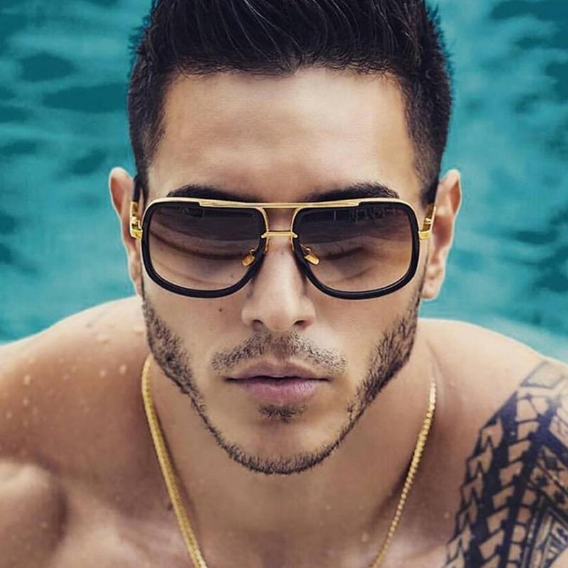 Oversized Men and Woman Unisex Polarized Sunglasses Square Retro