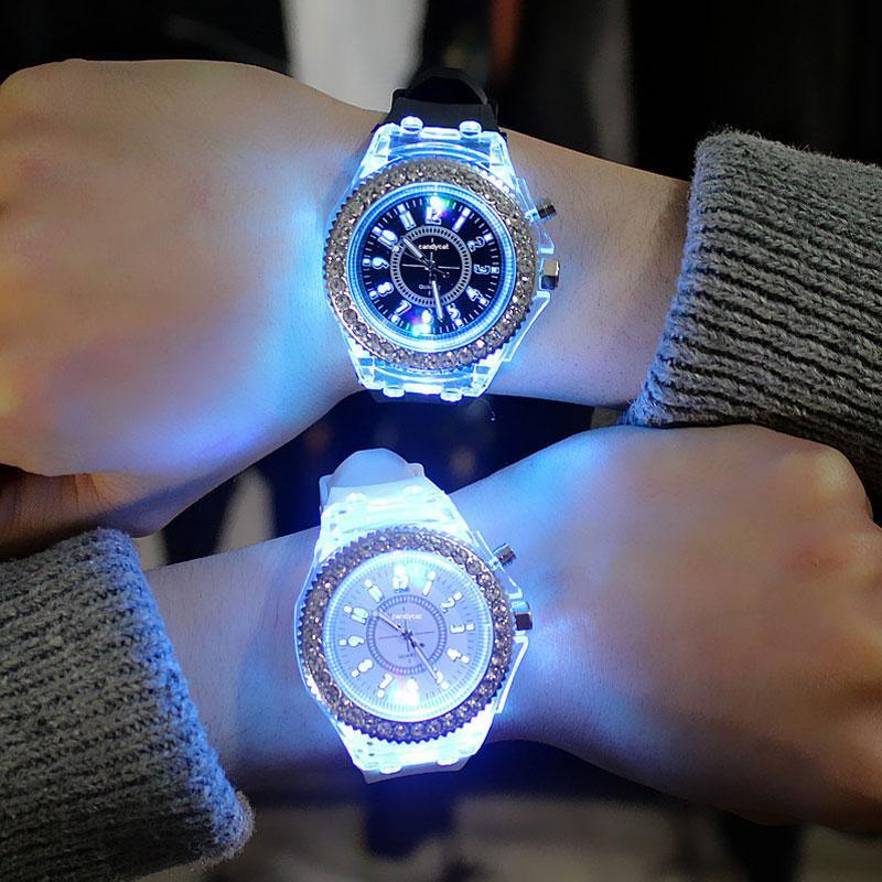 STEVVEX Led Flash Watch Personality Trends Students Lovers