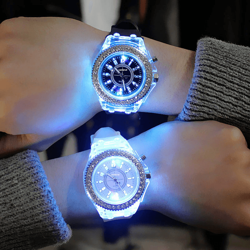 STEVVEX Led Flash Watch Personality Trends Students Lovers