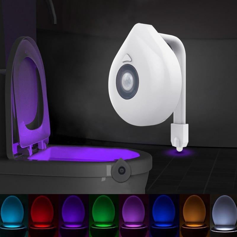 LED Toilet Night Light Motion Sensor