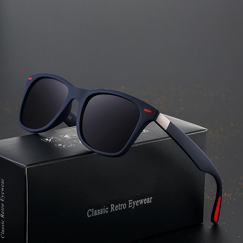 Square Polarized Retro And Classic Unisex Woman Men's Sunglasses