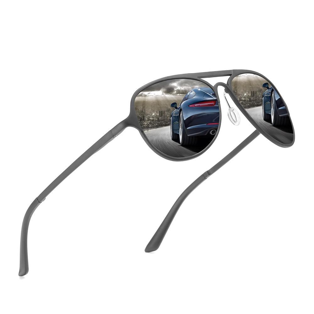Aluminium Ultralight Pilot Sunglasses Men Polarized Driving Women