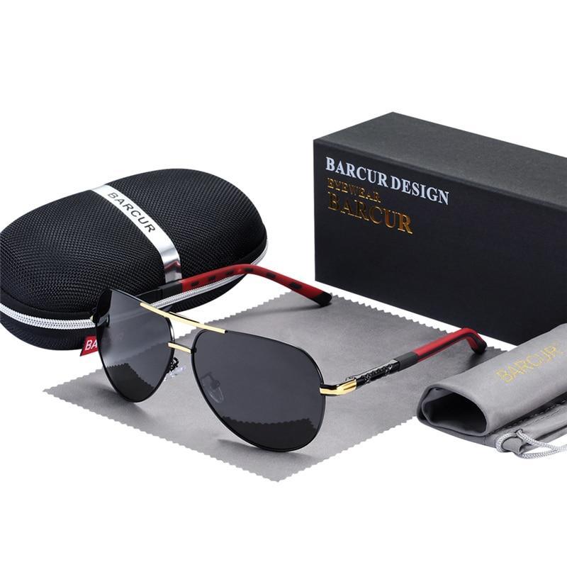 Retro Vintage Business Men Polarized Aviation Pilot Classic