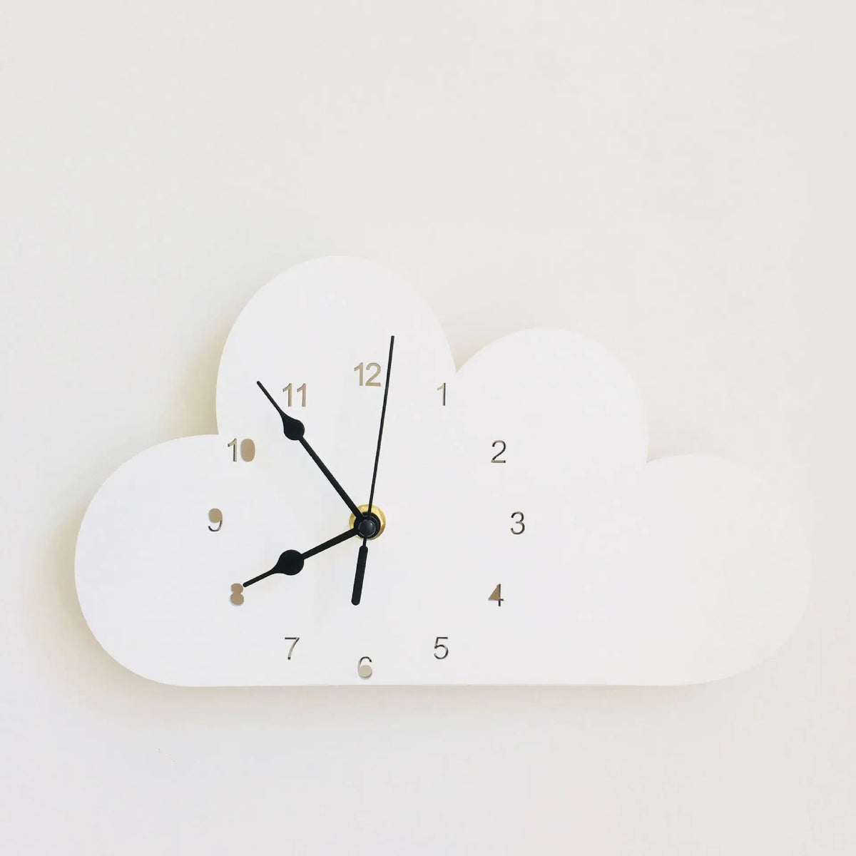 Cloud-Shaped Wall Clock