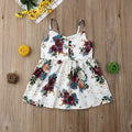 Luxury Handmade Summer Toddler Baby Girls Dress Flower Sleeveless V Neck Party  Dress For Girls In Elegant Summer Design