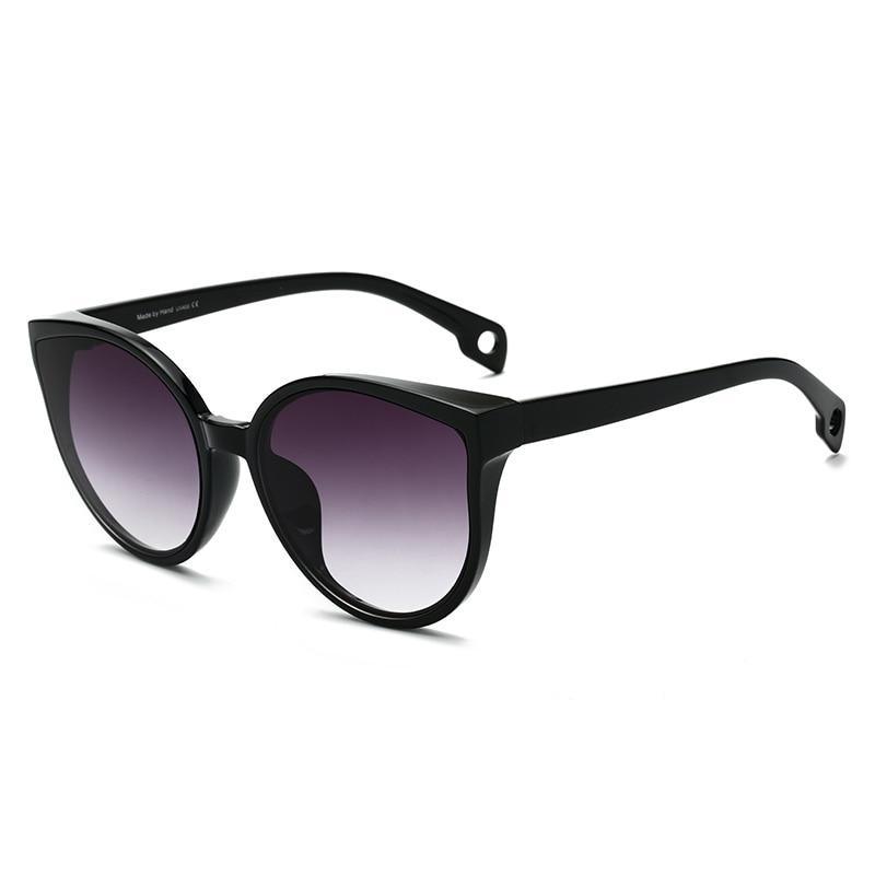 Lady Sunglasses With Cat Eye Women Eyewear Plastic Frame Clear