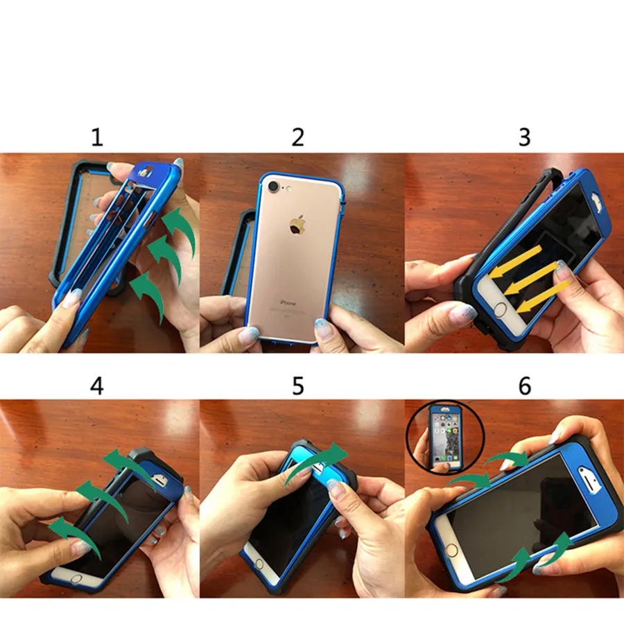 Transparent Phone Case For iPhone 17 Pro 15 14 13 12 11 16 XS 7 8 Plus SE 2022 Hybrid Rugged Anti Shock Doom Armor Cover Cases