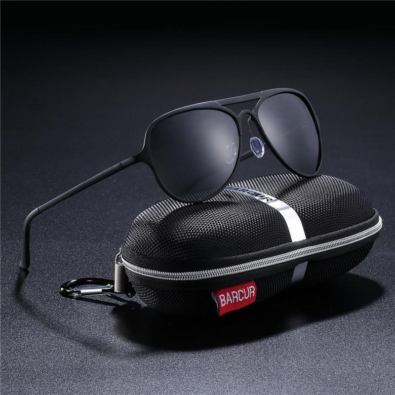 Aluminium Ultralight Pilot Sunglasses Men Polarized Driving Women