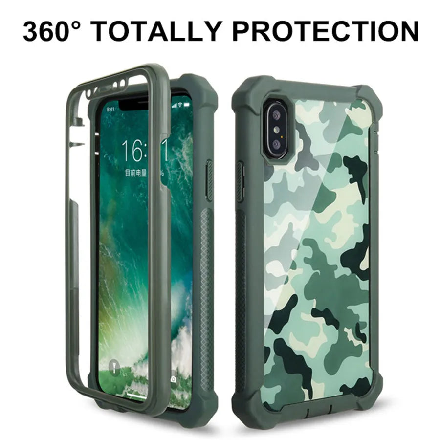 Transparent Phone Case For iPhone 17 Pro 15 14 13 12 11 16 XS 7 8 Plus SE 2022 Hybrid Rugged Anti Shock Doom Armor Cover Cases