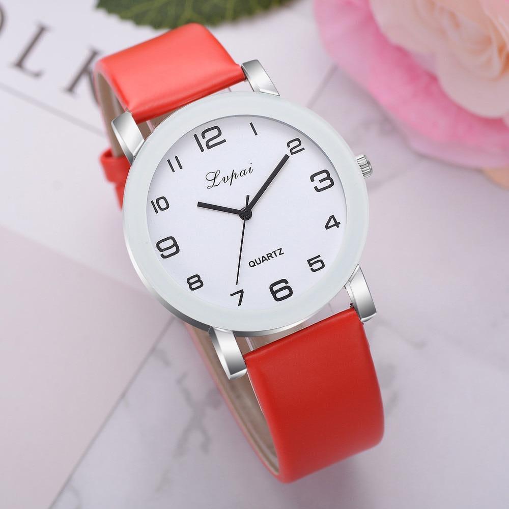 Woman's Watch Fashion Simple White Quartz Wristwatches Sport