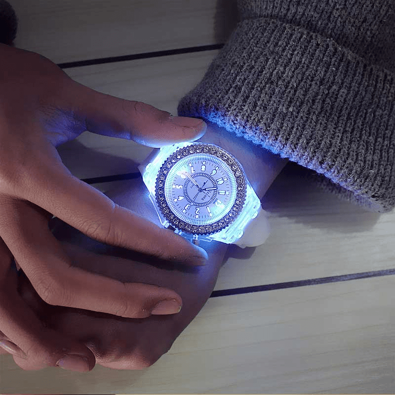 STEVVEX Led Flash Watch Personality Trends Students Lovers
