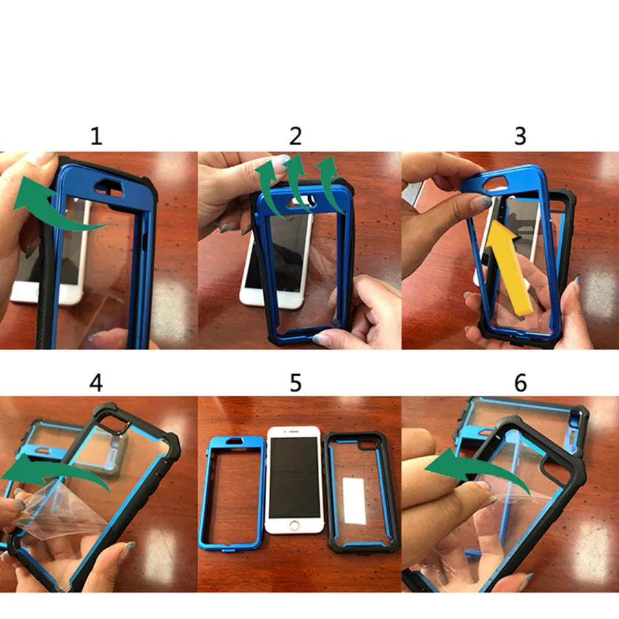 Transparent Phone Case For iPhone 17 Pro 15 14 13 12 11 16 XS 7 8 Plus SE 2022 Hybrid Rugged Anti Shock Doom Armor Cover Cases