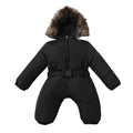 Winter Clothes For Infant Baby Hooded Warm Thick Snowsuit Jumpsuit Romper for Boys and Girls  Style