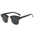 Polarized Retro Classic Metal Frame Sunglasses