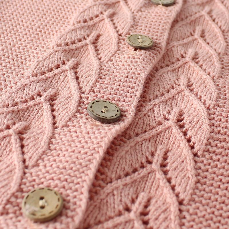 Modern Cotton Baby Girl Cardigan Clothes With knitted Outerwear & Coats for Infant Boys and Girls Romper Winter Jumpsuit
