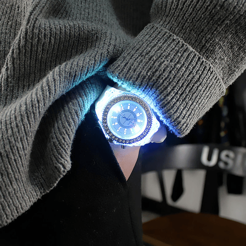 STEVVEX Led Flash Watch Personality Trends Students Lovers