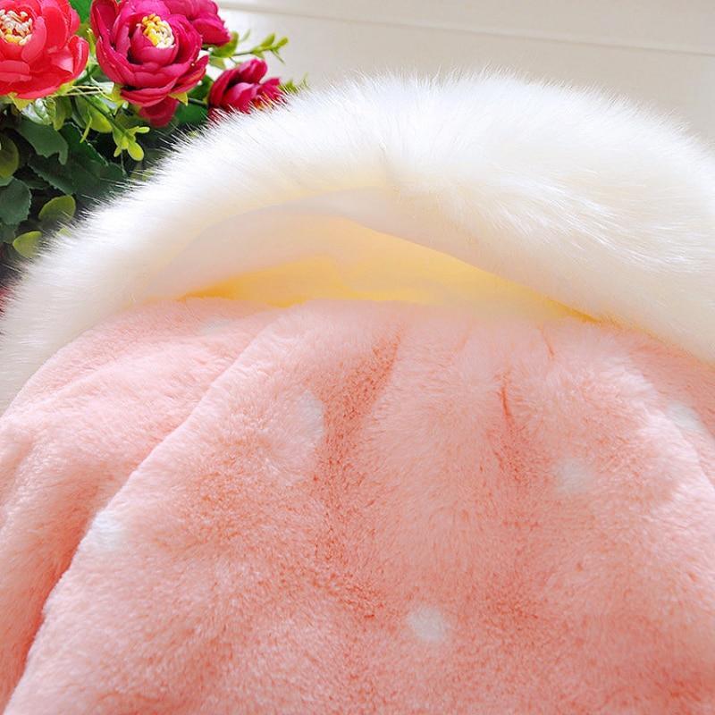 Baby Toddler Clothes Cute Fleece Fur Winter Warm Coat / Jacket for Kids Outerwear