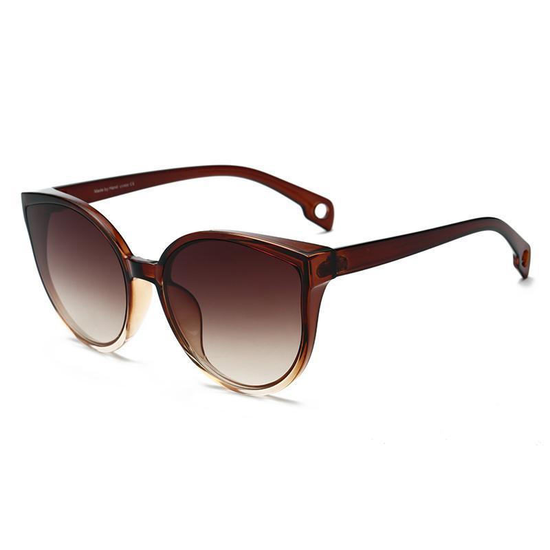 Lady Sunglasses With Cat Eye Women Eyewear Plastic Frame Clear