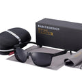 Aluminum Polarized Square Sunglasses