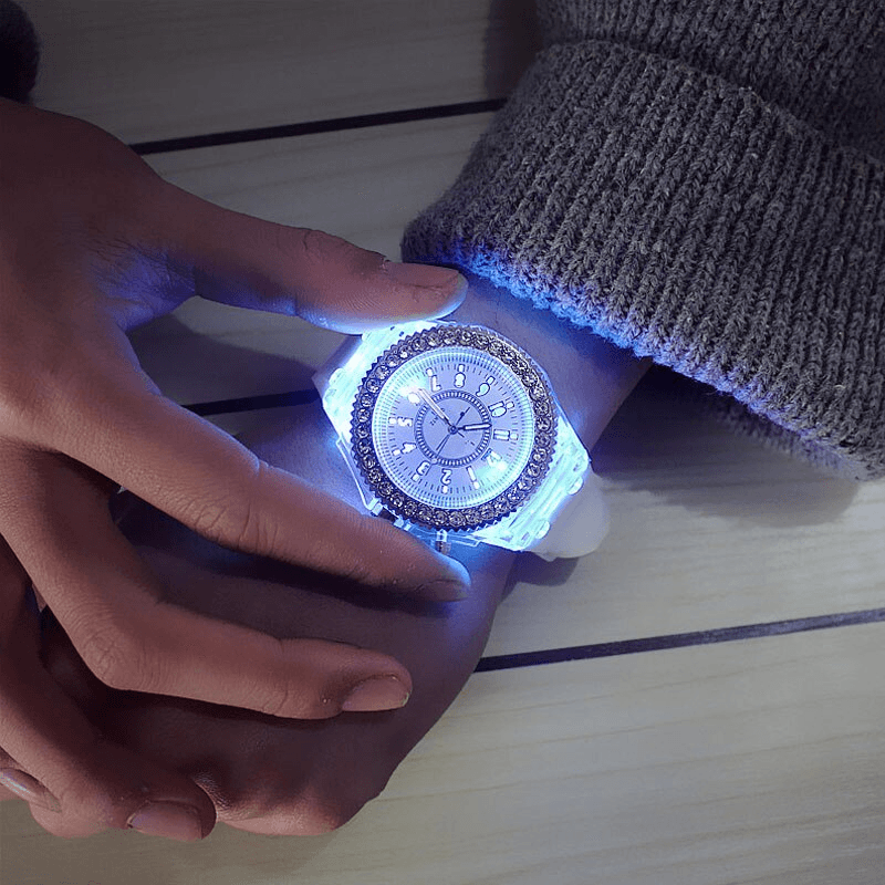 STEVVEX Led Flash Watch Personality Trends Students Lovers