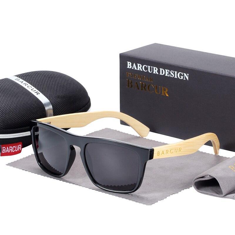 Polarized Bamboo Wood Sunglasses