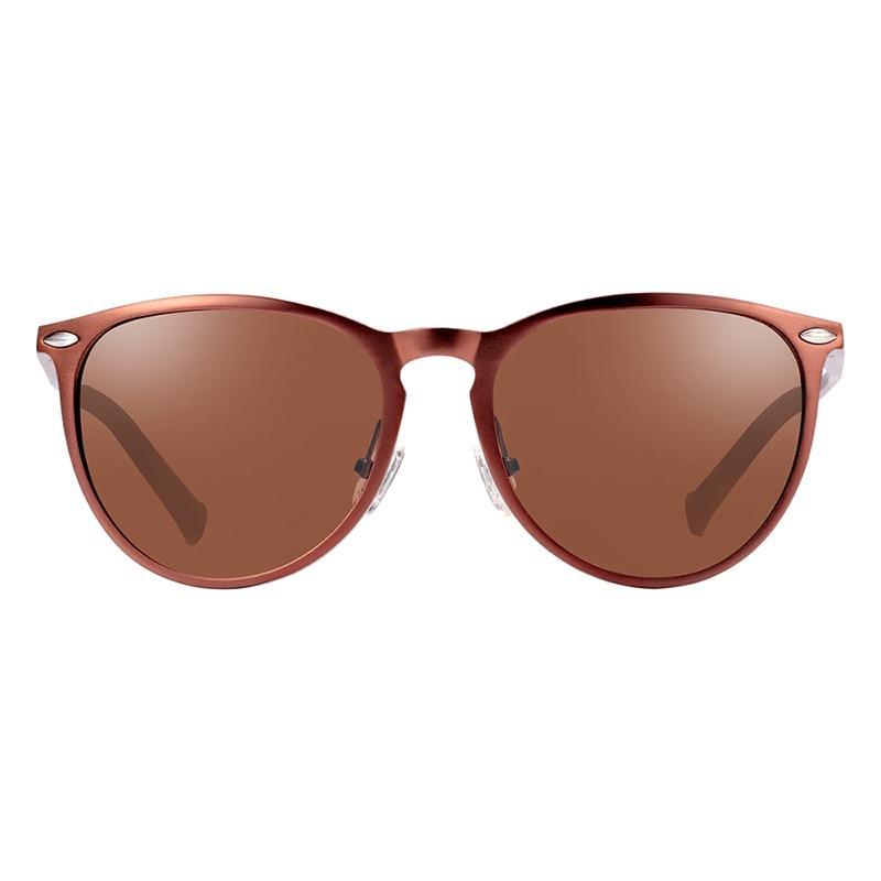 Retro Aluminum Magnesium Men Sunglasses Polarized Vintage Round