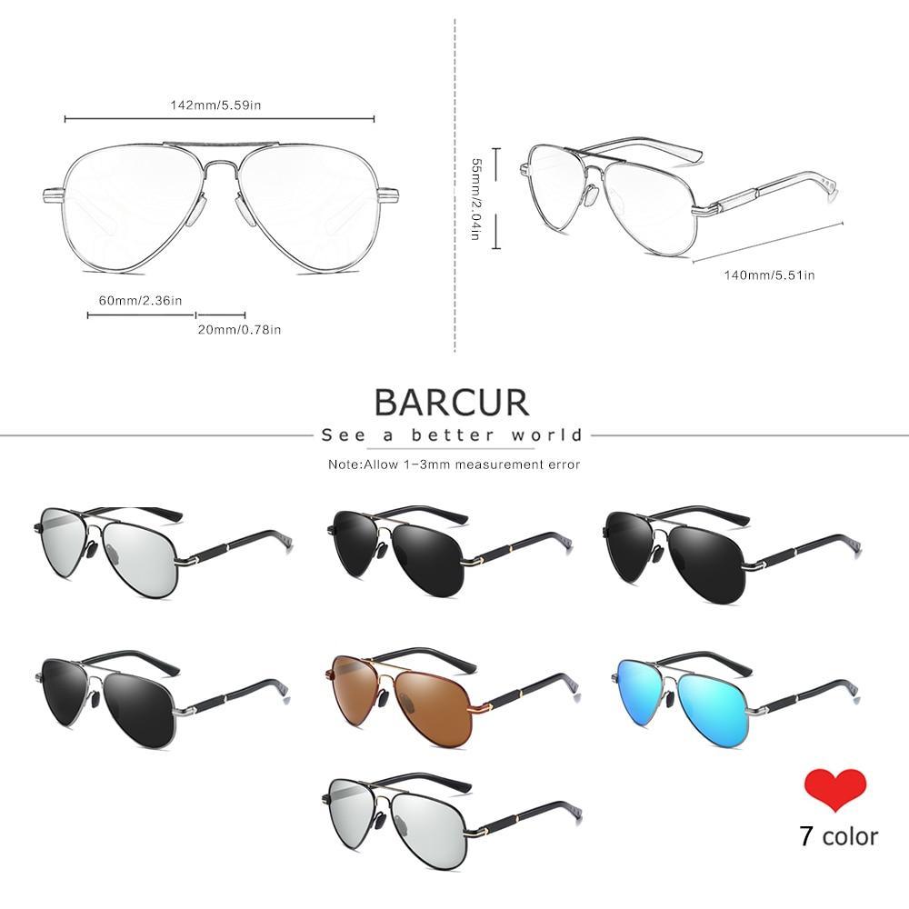 Aviation Polarized Mens Sunglasses Pilot Style Men Accessories