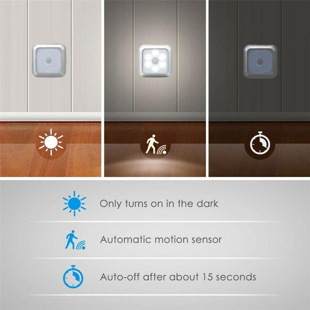 STEVVEX Wireless LED Pair Lamps with Motion sensor night lights