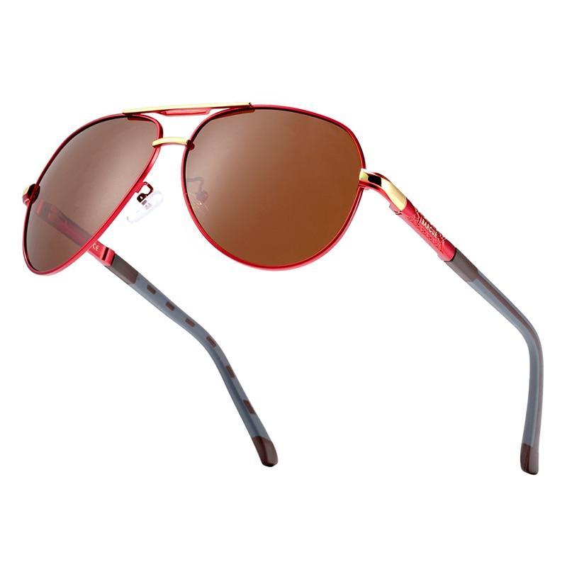 Retro Vintage Business Men Polarized Aviation Pilot Classic